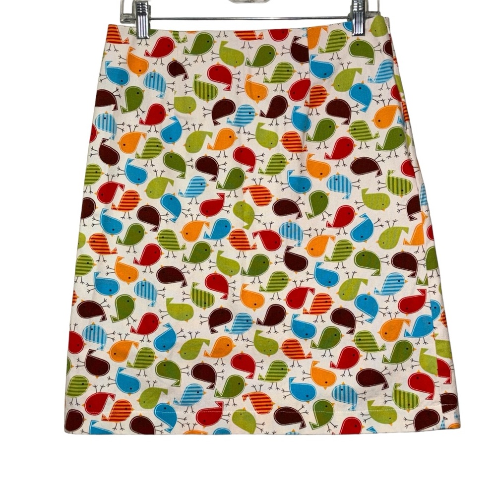 Emma Manhart Little Birdie A-line mini skirt. 100% cotton. Women’s Small